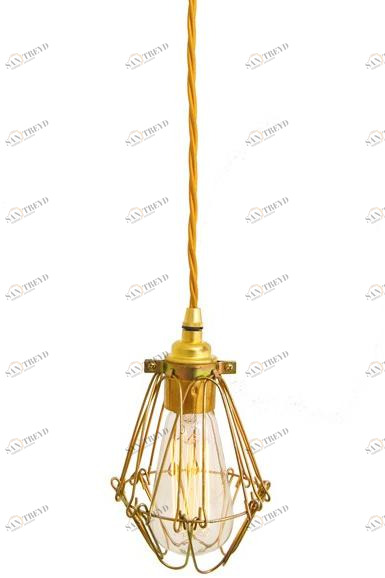 Mullan Lighting Подвесной светильник ручной работы из латуни Praia Mlp005gldznc