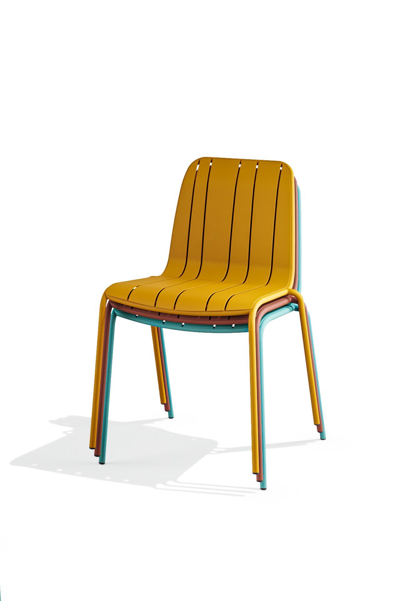 Штабелируемый стальной стул с порошковым покрытием BABEL D Bangi ARCH-00118225 - Вид №3