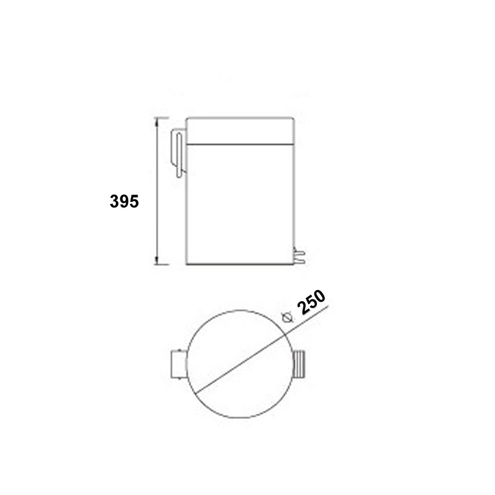 Контейнер для мусора Raiber RP102, 12л RP102 Santreyd  - Вид №2