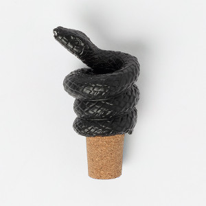 DYMAMBSBK Пробка для бутылок mamba, черная Doiy