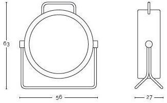 ZAVA Регулируемая настольная лампа из железа для улицы Cantiere sun-id-1399083 - Вид №1