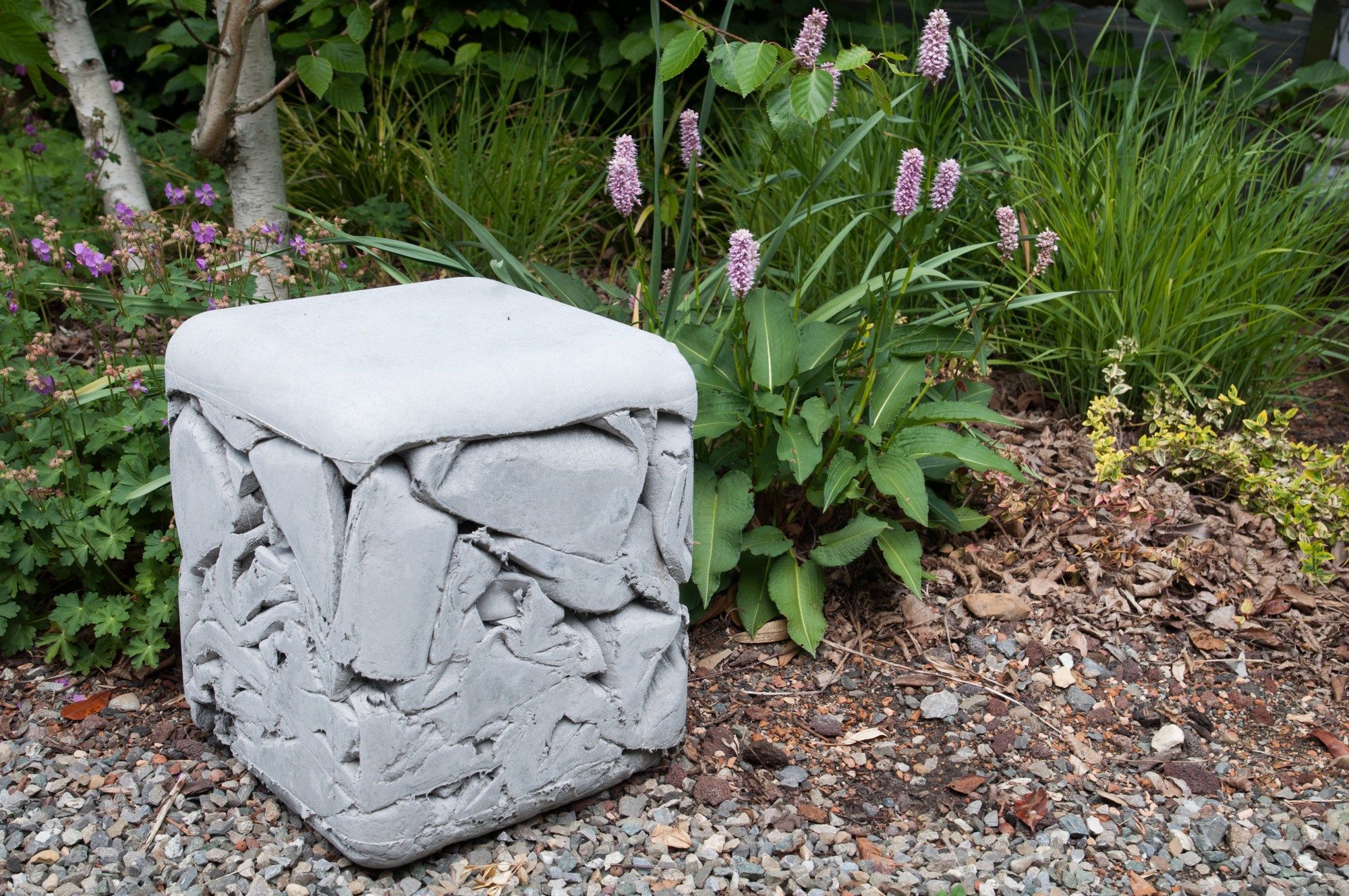 Бетонный низкий садовый стул SWISSPEARL дизайн ARCH-00084434 - Вид №6