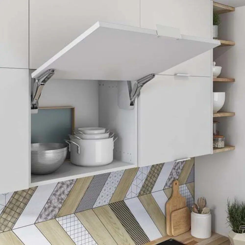 Механизм подъемный Free Flap Mini А нагрузка до 3 кг нержавеющая сталь KESSEBOHMER STLM-2181485 - Вид №6