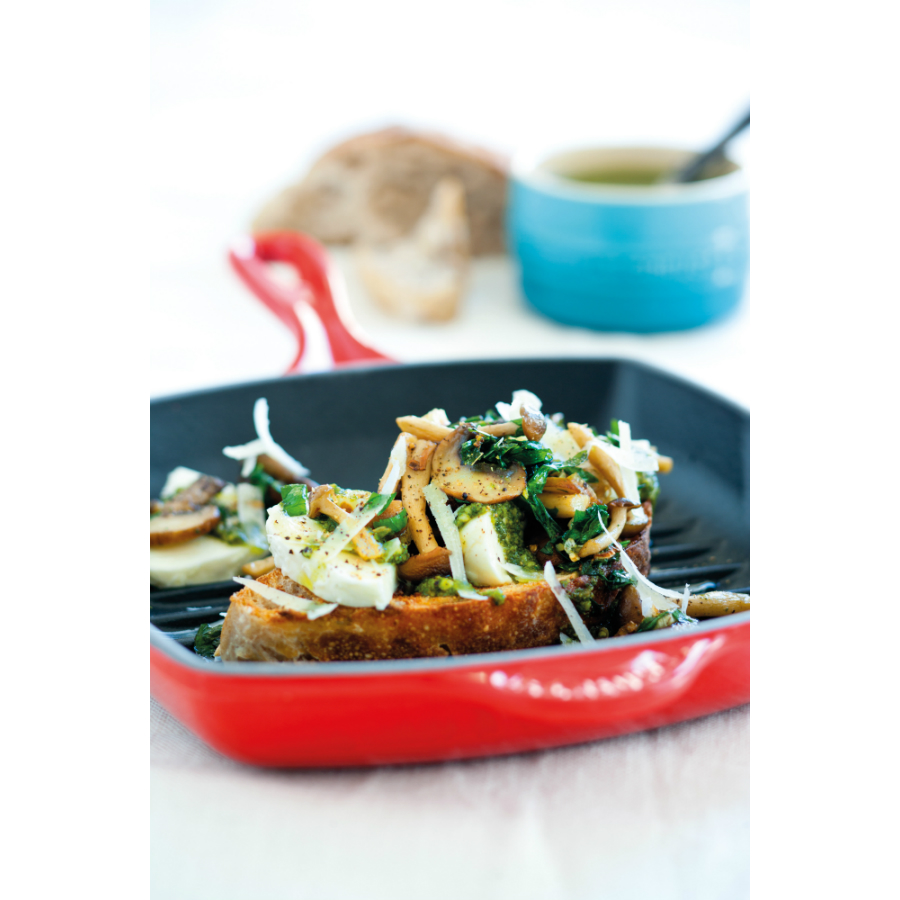 Сковорода-гриль чугунная Le Creuset, 26 см, вишневая 20183260600422 - Вид №2