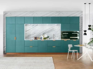 TM Italia Cucine Линейная лакированная кухня Miuccia