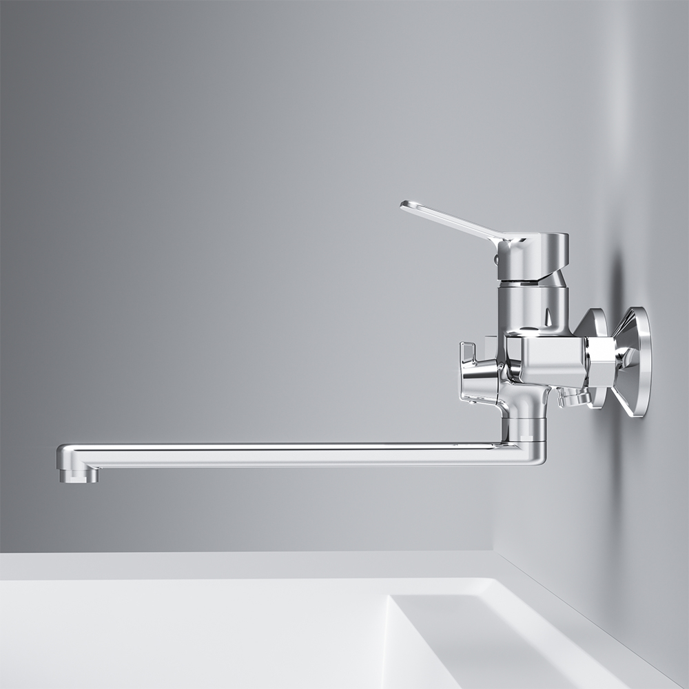 F85A95000 смеситель для ванны и душа излив 300 мм душевой набор хром шт. AM.PM X-Joy  - Вид №4