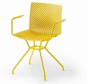 GABER Кресло на козлах с подлокотниками из технополимера Fuller