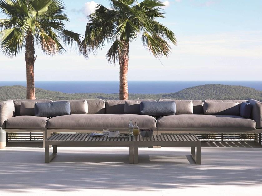 GANDIABLASCO Прямоугольный журнальный столик из алюминия Dna sun-id-1480362 - Вид №8