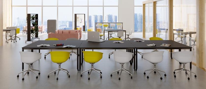 Grado Design Офисное кресло из полипропилена с 4-мя спицами на колесиках Queen Que-ch-03 - Вид №4