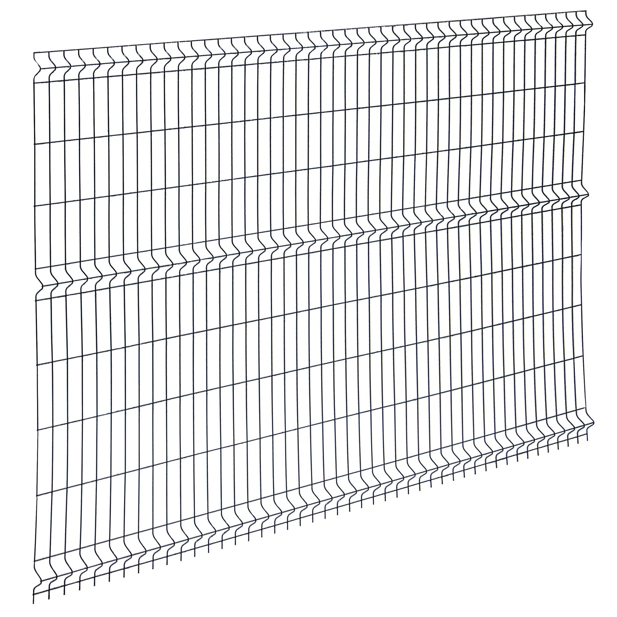 17597481 3D панель Light для забора 1.73х2.5 м оцинкованная сталь зеленый Santreyd 