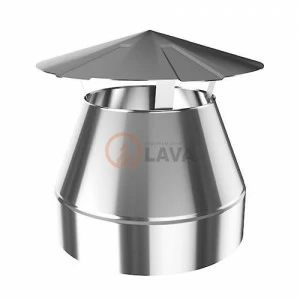 Оголовок-зонт LAVA 150/220, нерж. 304 (0,8)