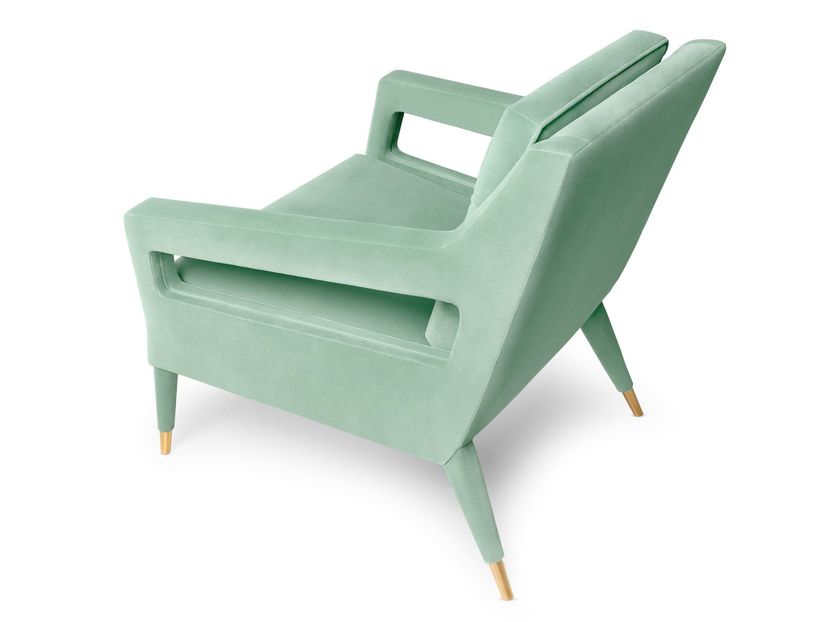 Бархатное кресло с подлокотниками Munna ARCH-00068873