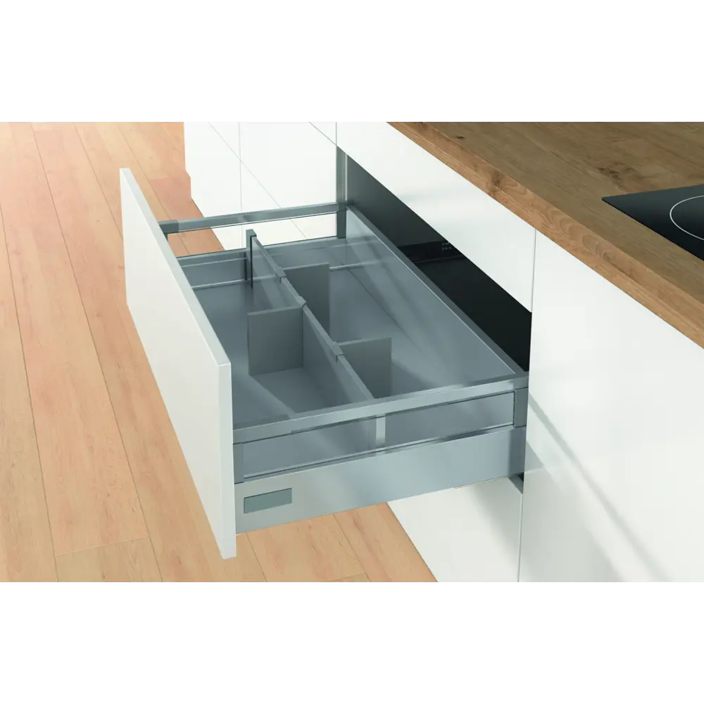 Перегородка для ящика Hettich Orga Store 820IAKB600 15x6.8x61.5 см пластик цвет серый 89401299 STLM-2186628  - Вид №4
