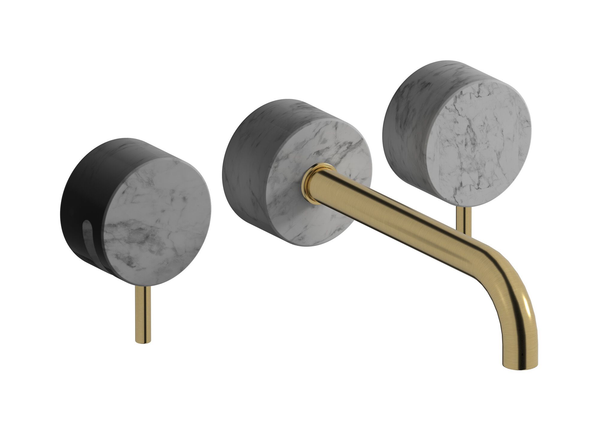 Мраморный настенный смеситель для раковины с 3 отверстиями IB мрамор + мрамор Elle ARCH-00113377 - Вид №16