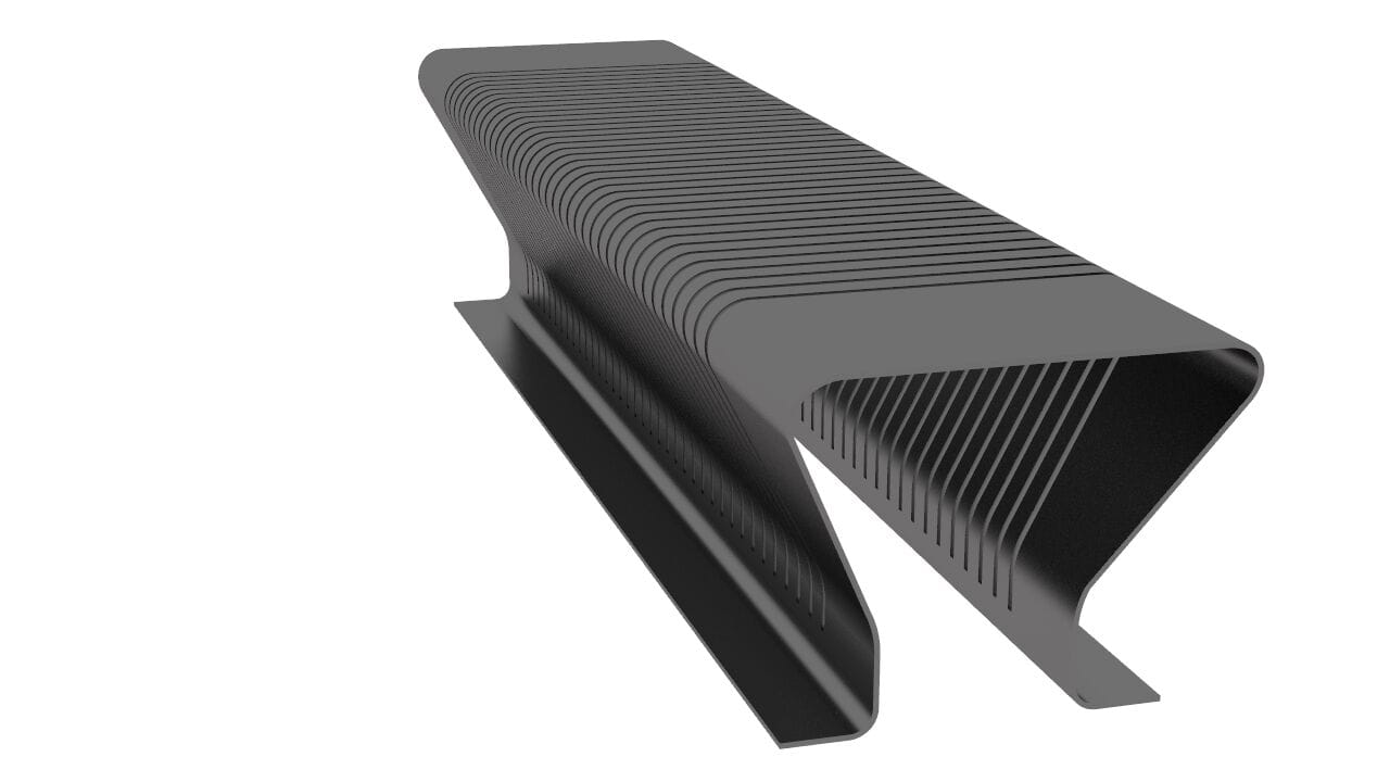 Стальная скамья без спинки CITYSì Zen ARCH-00078021 - Вид №4