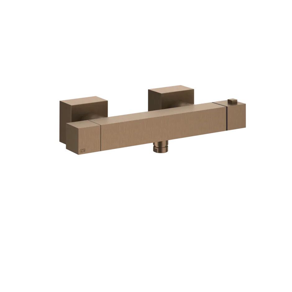 Смеситель для душа 19431 708 Gessi Rettangolo k МЕДНЫЙ МАТОВЫЙ PVD 19431708