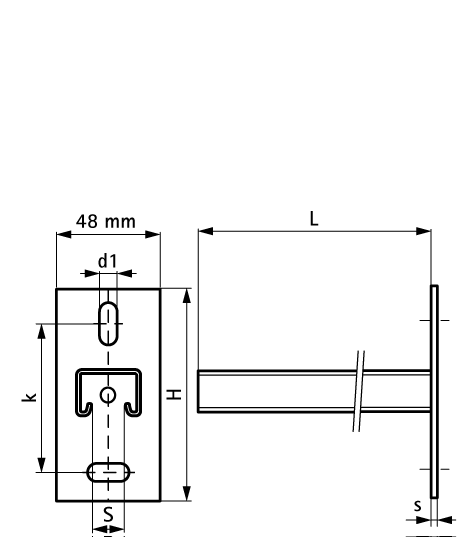 6603832 BIS RapidStrut® Консоли стеновые (BUP1000) монтаж к стене и полу walraven  - Вид №1