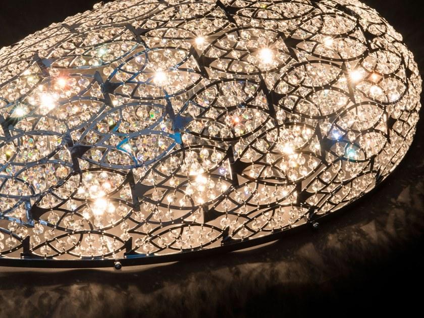 VGnewtrend Настенный светильник из нержавеющей стали с кристаллами Arabesque egg 7511770.97/.98  - Вид №3