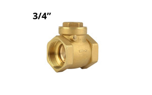 26002 Горизонтальный обратный клапан в/в 3/4, латунь LAB.Space