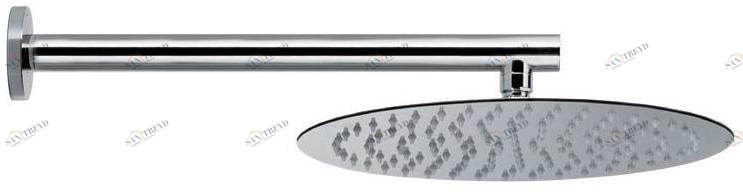 newform Регулируемый ультра-плоский тропический душ из нержавеющей стали Head showers 67715