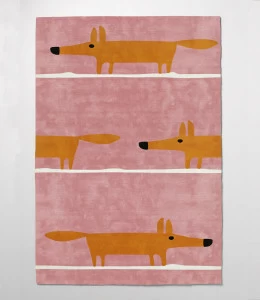 Ковер детский Fox Pink 140х200 розовый RUGBERRY FOX 326103 Розовый