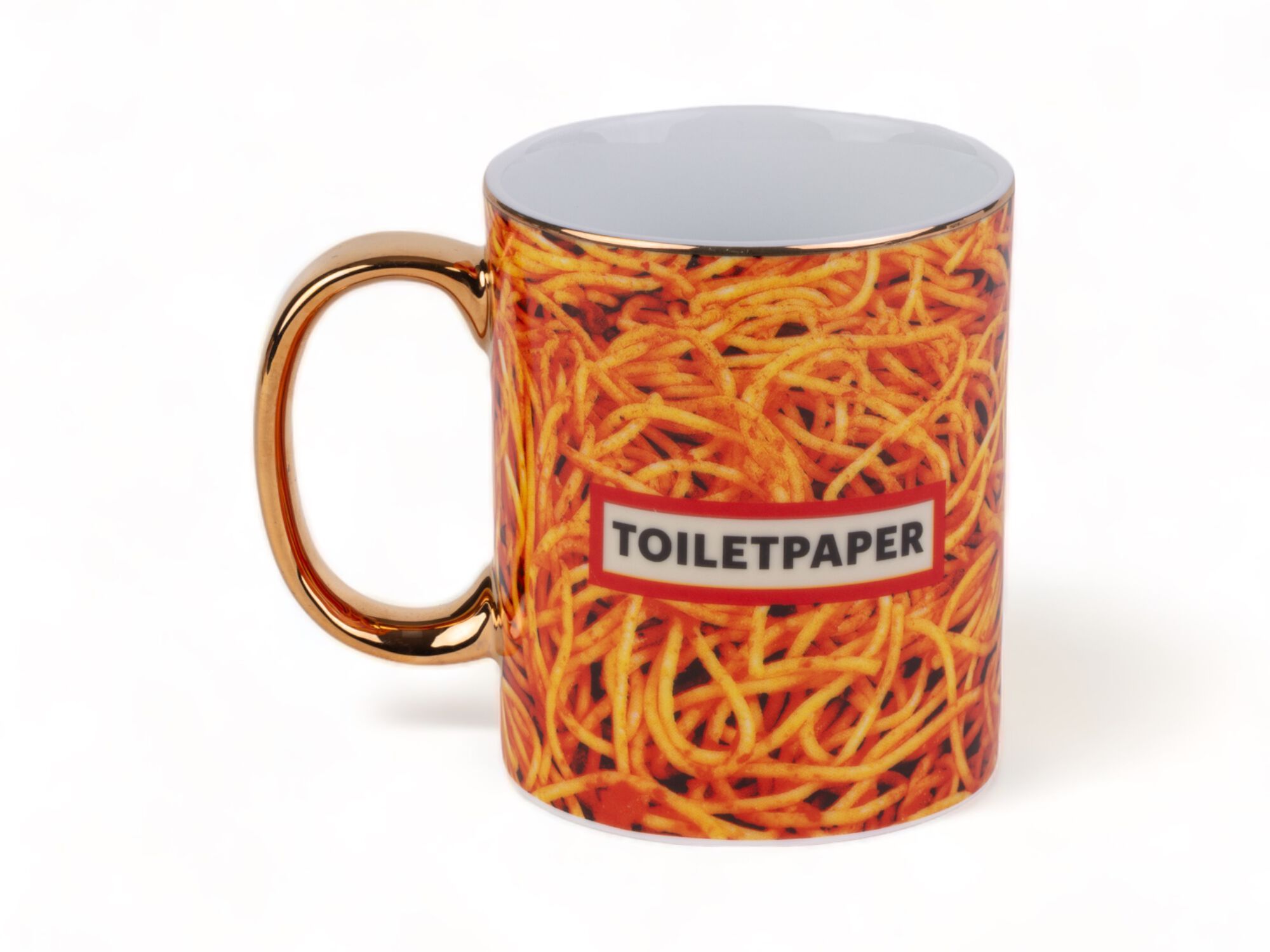 Фарфоровая кружка Seletti Seletti пользуется туалетной бумагой ARCH-00133226