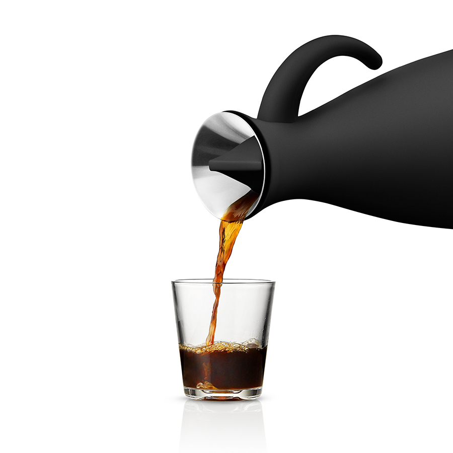 502801 Термокувшин vacuum, 1 л, 29 см, черный матовый Eva Solo  - Вид №2