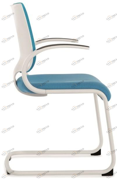 Dauphin Стул консольный из ткани с подлокотниками Intouch It 5405