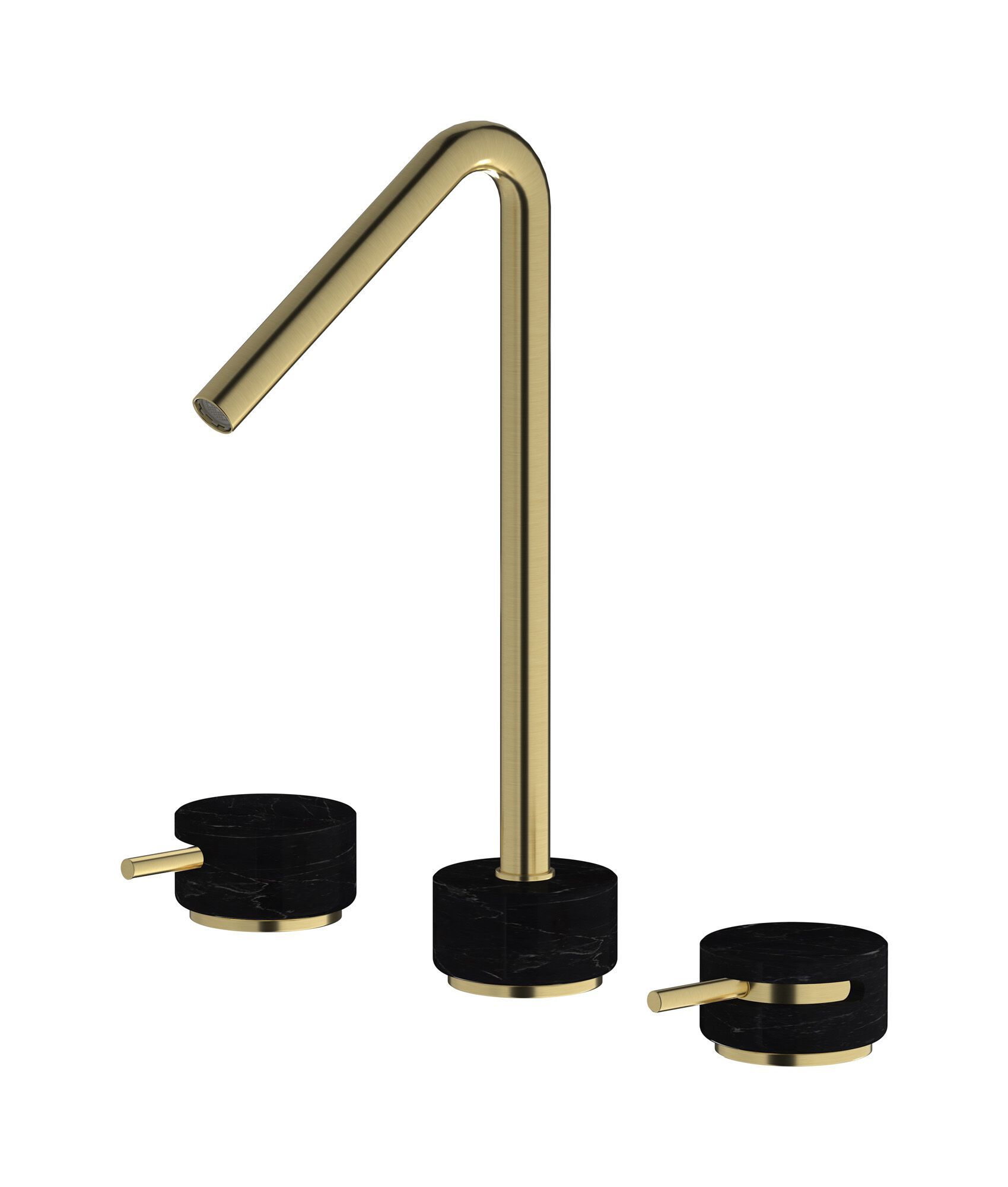 Смеситель для раковины с 3 отверстиями для мраморной столешницы IB мрамор + мрамор Elle ARCH-00068761 - Вид №8