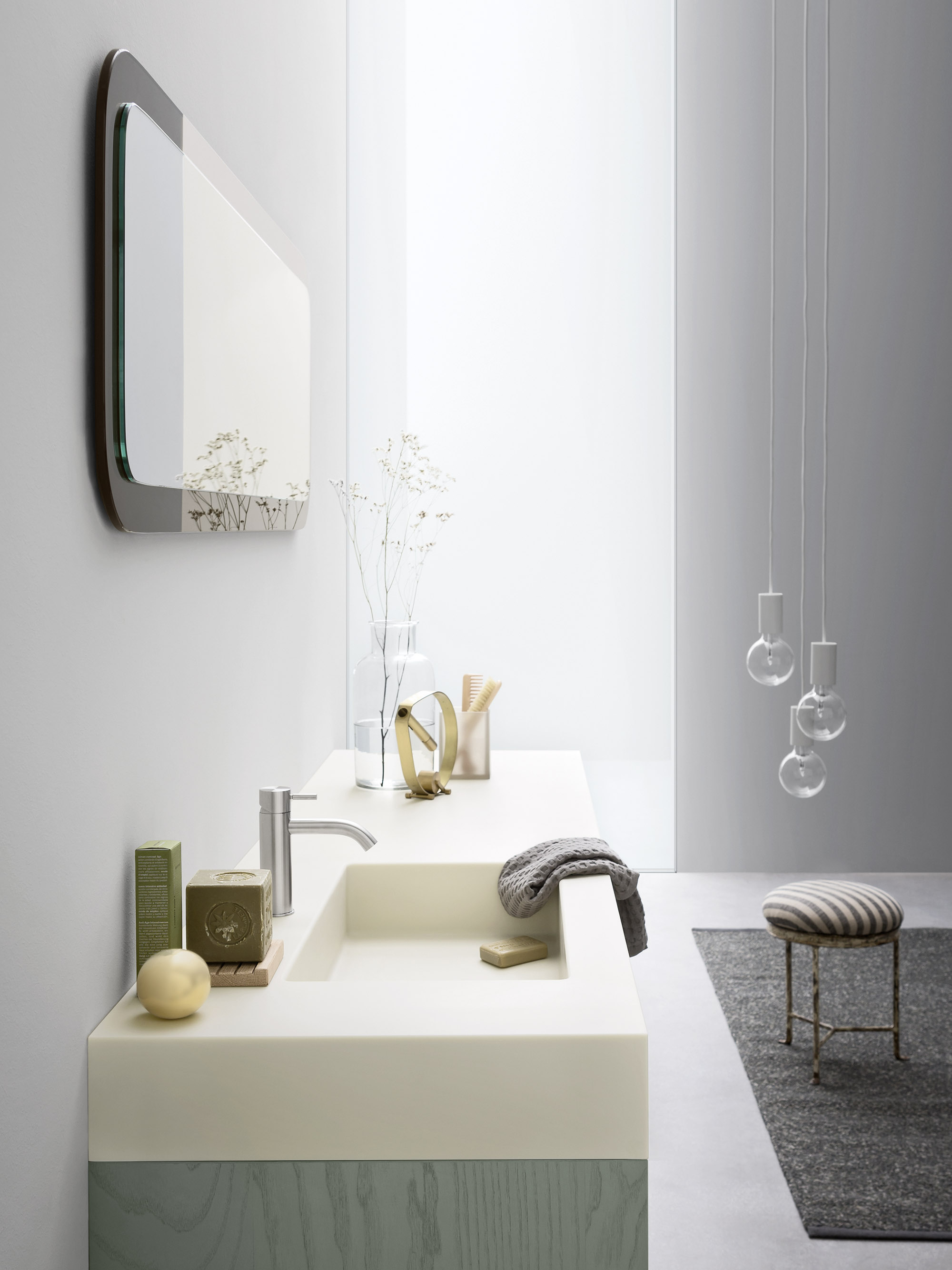 Rexa Design Столешница из Corian® с прямоугольной раковиной REXA-ST81  - Вид №5