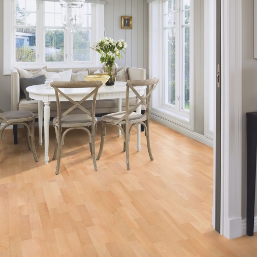 Спортивный паркет Boen Strongline Contract Спортлак Бук Натур (Гладкая) 2200х139 мм BD37STLD - Вид №14
