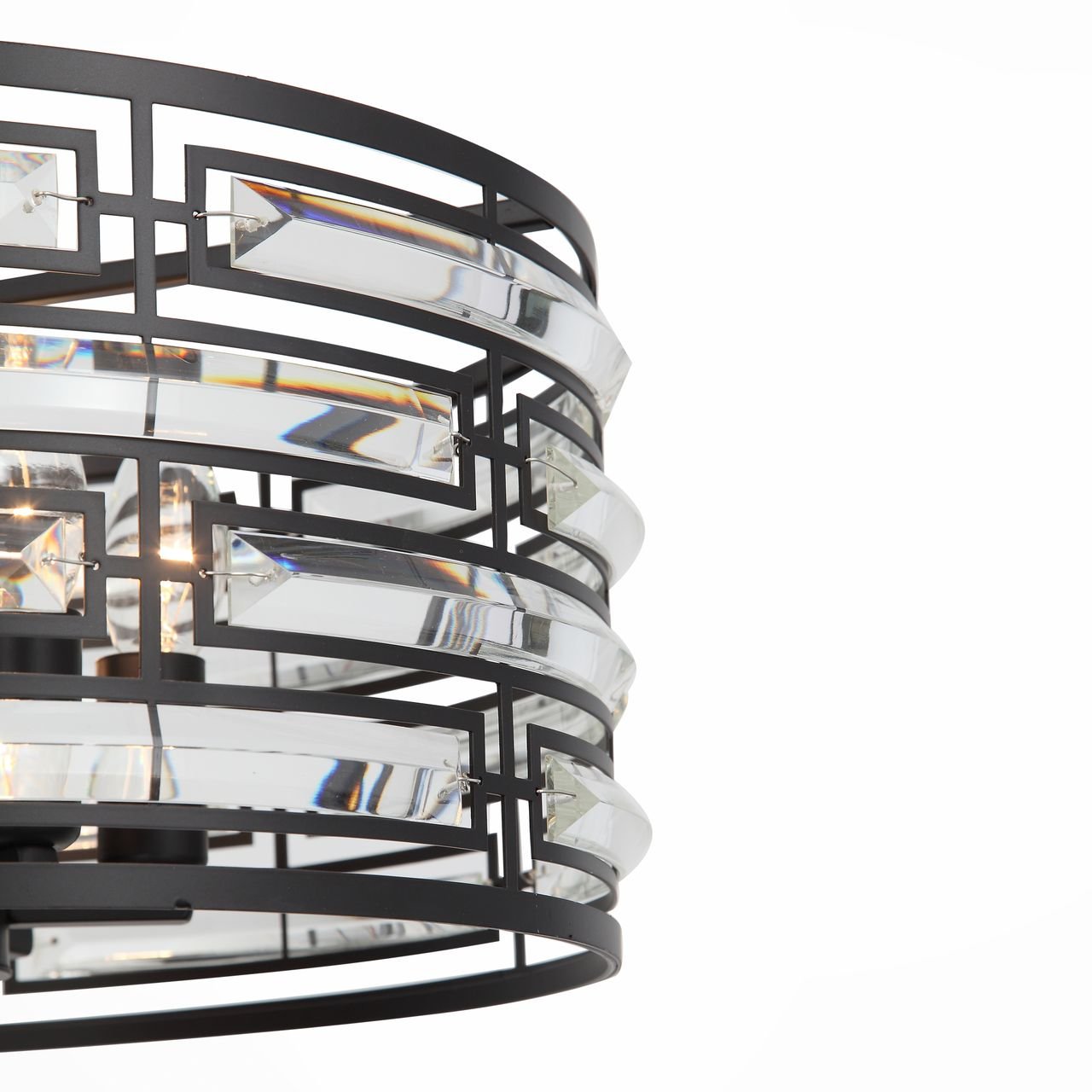 Подвесная люстра ST Luce Chiarezza SL665.403.06 ST LUCE ДИЗАЙНЕРСКИЕ, CHIAREZZA 109243 Черный  - Вид №1