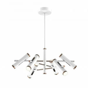 Подвесная светодиодная люстра Favourite Duplex 2325-12P белая FAVOURITE ДИЗАЙНЕРСКИЕ, DUPLEX 220600 Белый