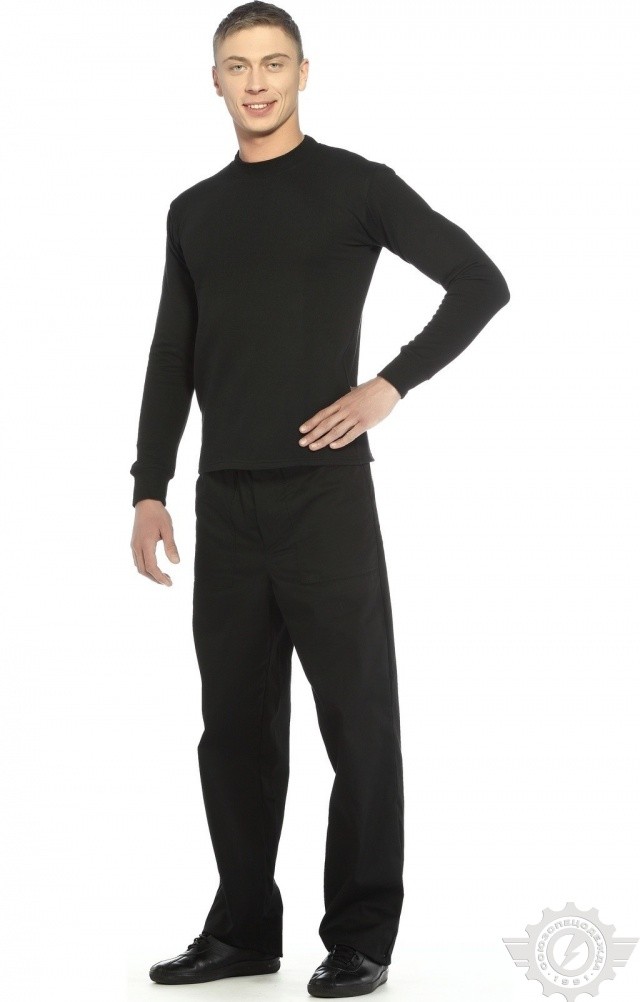 66318 Толстовка черная  Одежда для промоакций  размер M (96) Спецодежда  - Вид №5