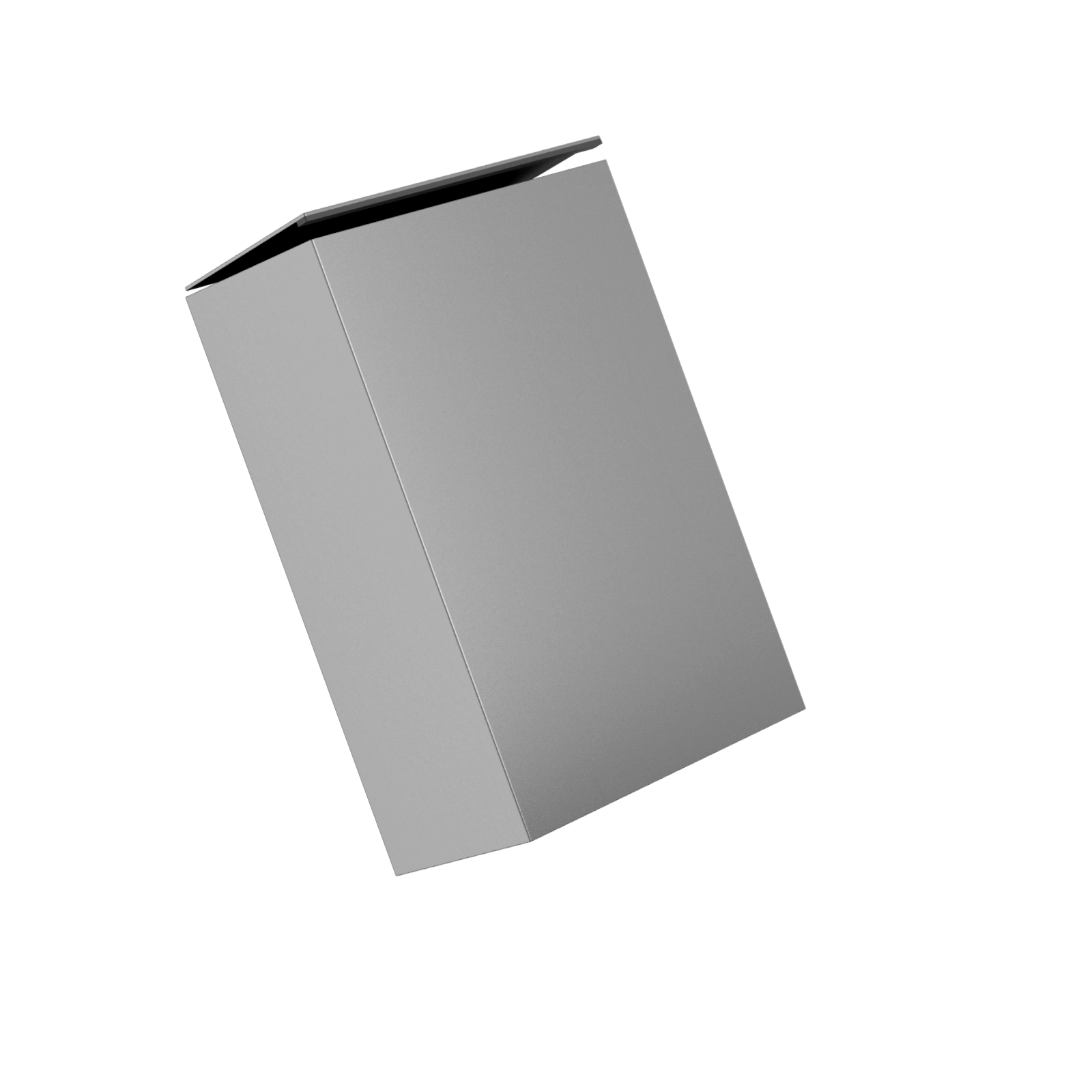 P795-B Настенный контейнер из нержавеющей стали объемом 25 л с крышкой Duten 