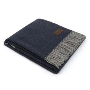 Плед Ermes, 130х180 см, сине-серый