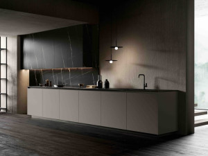 Линейная секционная кухня