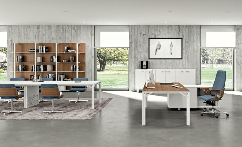 Quadrifoglio Рабочий стол со встроенной полкой X8 sun-id-1448277 - Вид №9