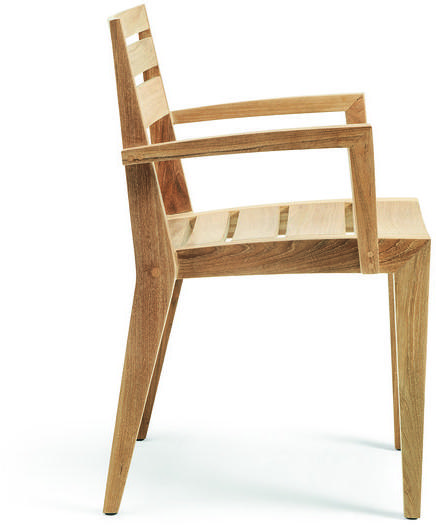 Ethimo Садовый стул из тика с подлокотниками Ribot Rbpdim010 - Вид №2