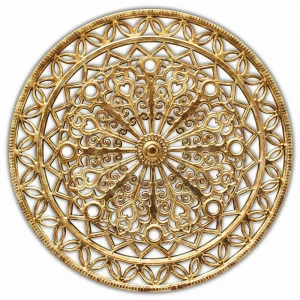 Панно декоративное золото TREASURE IN SHAPE TREASURE 00-3860087 Золото