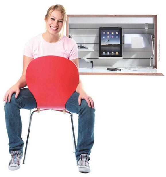 Müller Small Living Деревянный стол с откидными дверцами для ПК sun-id-1390945 - Вид №8