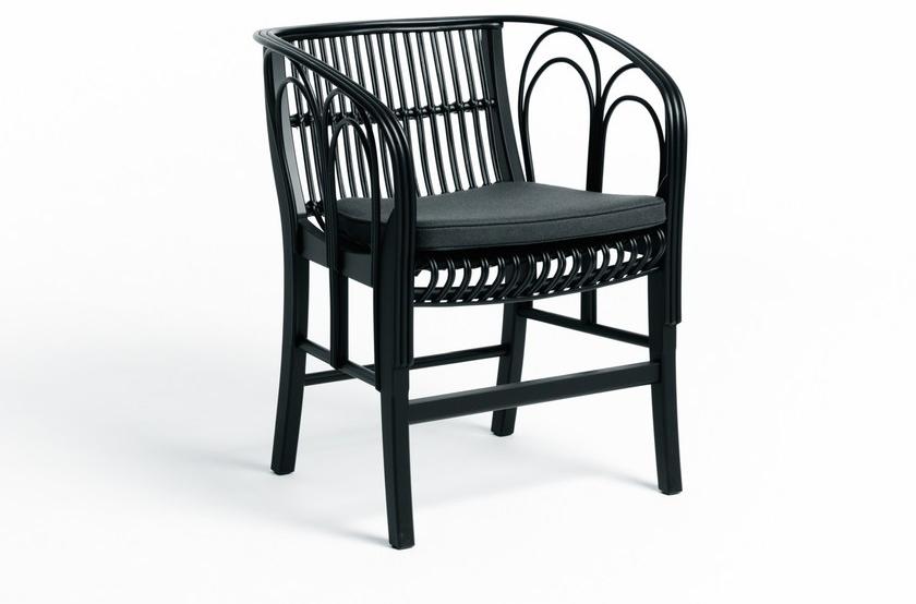 DE PADOVA Плетеный стул с подлокотниками sun-id-1489844 - Вид №2