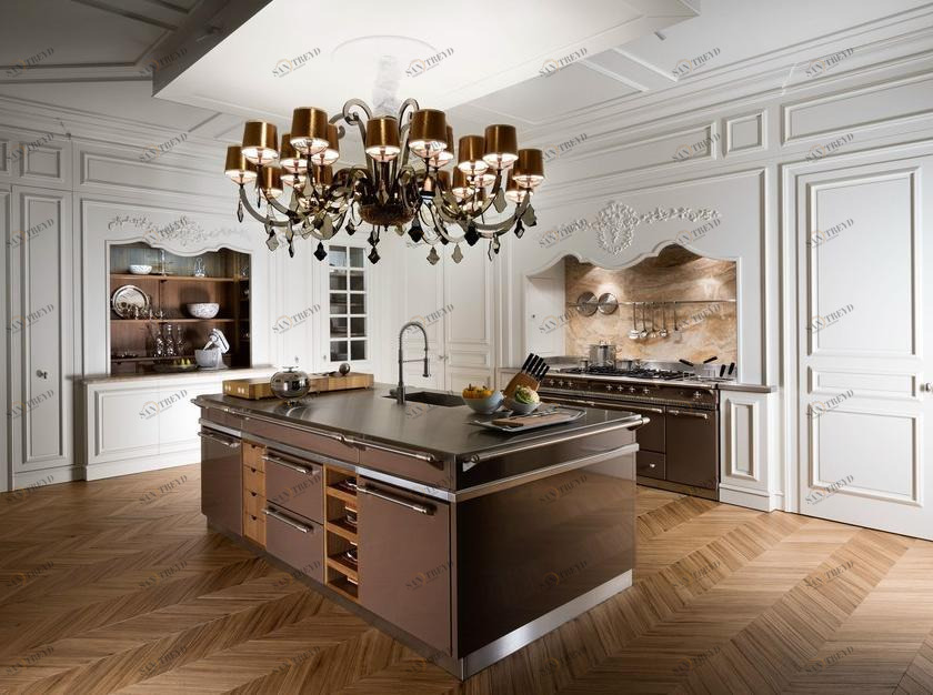 L'Ottocento Кухня, оборудованная на заказ Floral sun-id-1511921