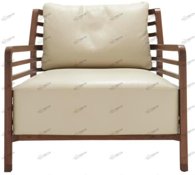 Ligne Roset Кожаное кресло с подлокотниками Flax 12190155