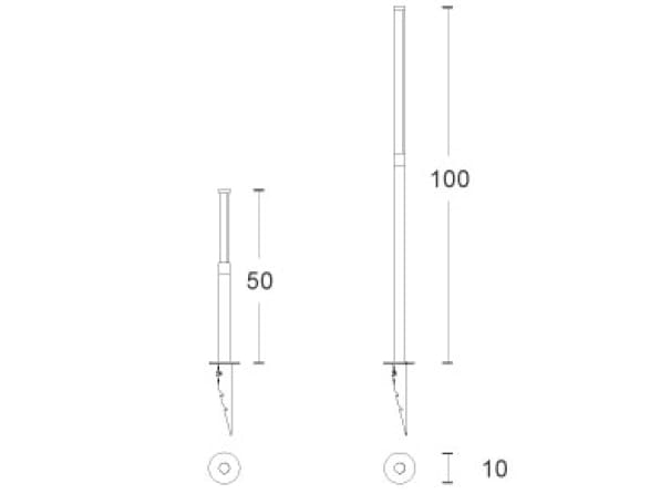 Металл Dimmable напольный напольный светильник ZAVA Cosima ARCH-00072981 - Вид №2