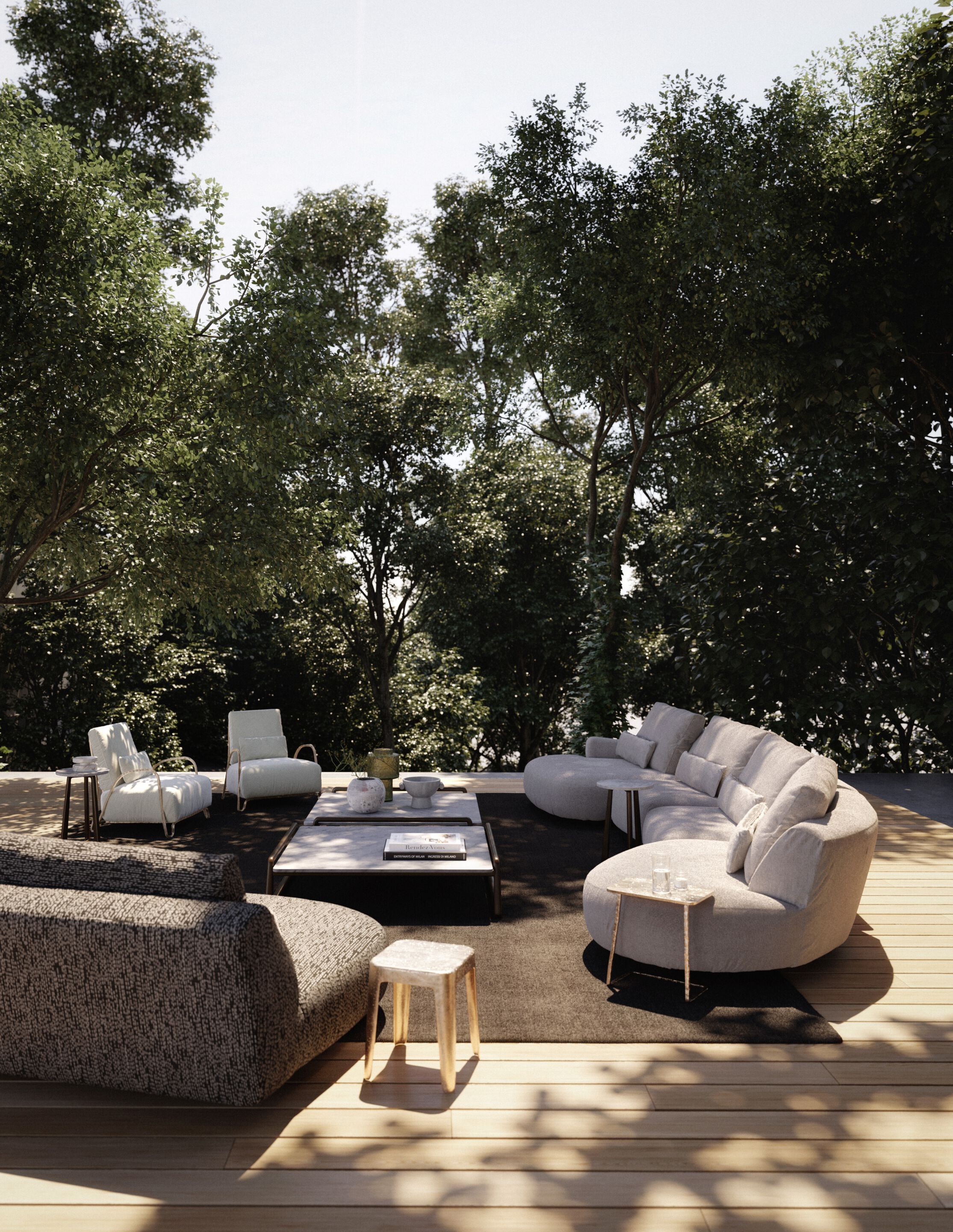 Ткань сад Dormeuse Exteta Moonlight ARCH-00094849 - Вид №13