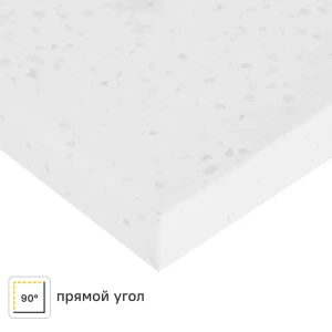 Столешница Арктик 120x80x2 см искусственный камень цвет белый 84168262 STLM-2133536