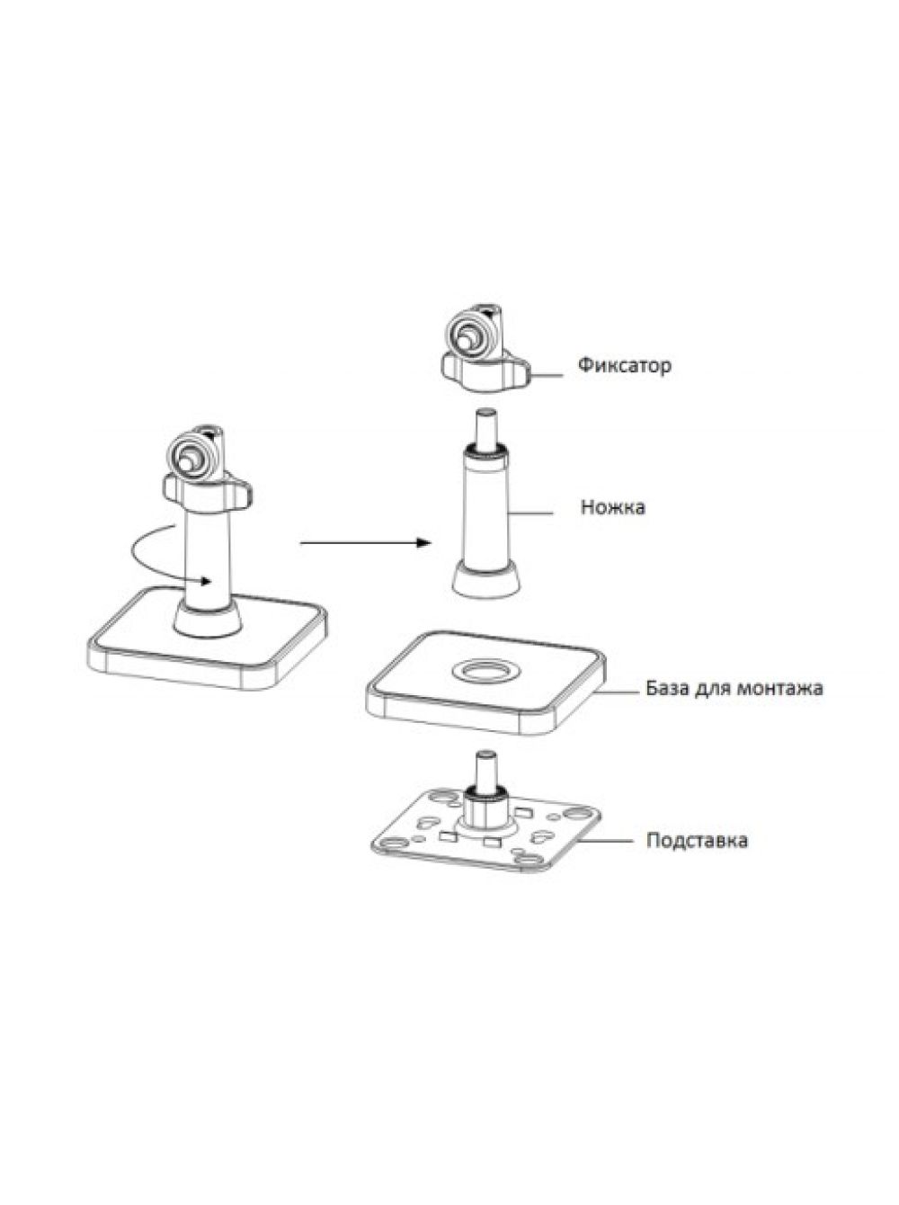 DS-2CD2423G0-IW (2.8mm) 2мп компактная ip-камера с w-fi и exir-подсветкой до 10м Hikvision Santreyd  - Вид №10