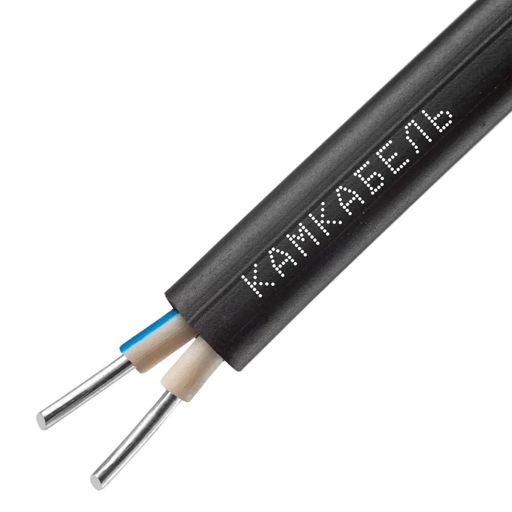 Кабель Камкабель АВВГ 2x4 мм 50 м ГОСТ цвет черный 82347508 STLM-2203963 