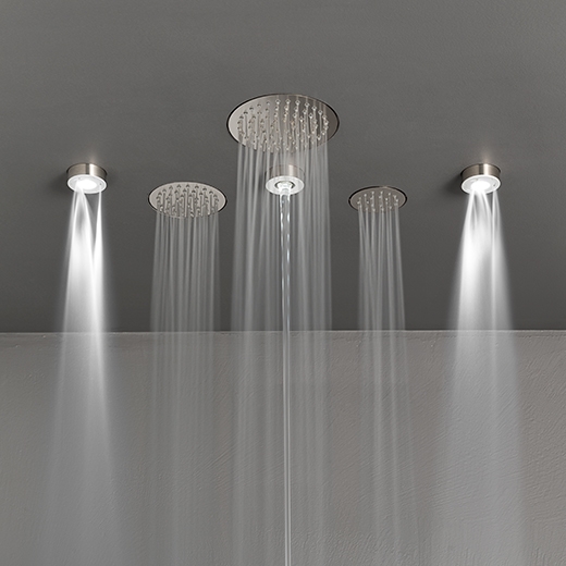 Встроенный душевой головки с DELRIN® конца, Струя и LED хромотерапия  FRE164 CEADESIGN  - Вид №3